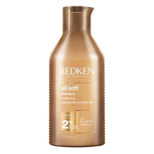 Image of Redken All Soft Shampoo, For Dry Hair, Argan Oil, Intense Softness and Shine, 300 ml