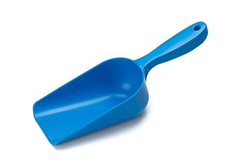 Image of EarlyGrow MPL50084/BLU Small Plastic Handy Garden Scoop for Soil, Compost, Planting or Re-Potting Plants - Blue