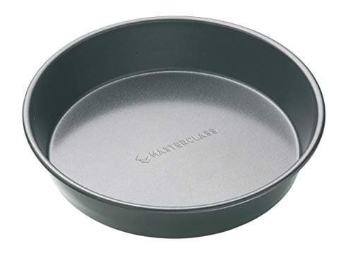 Image of MasterClass 23 cm Deep Pie Dish with PFOA Non Stick, Robust 1 mm Carbon Steel, 9 Inch Round Pan