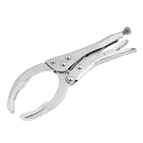 Image of 10inch Oil Filter Wrench, Adjustable 45# Steel Car Oil Filter Wrench Plier Spanner Removal Tool