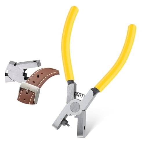 Image of Universal 2.0mm Belt Hole Puncher for Leather – Precision Leather Hole Punch Tool for Belts, Straps, Watch Bands, Collars, DIY Repair
