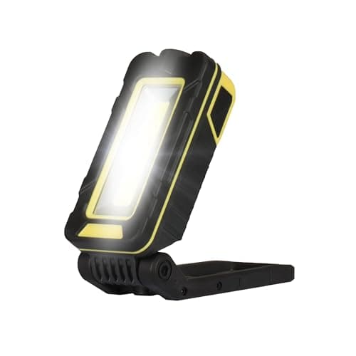 Image of Hylite Work-Lite USB Rechargeable High Power Portable Jobsite Light - 1100 Lumen - Strong Magnetic Base - IP54 Waterproof - Free Standing Work Light - 180° Adjustable Hanging Bracket