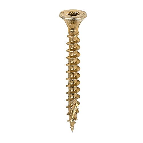 Image of TIMCO C2 Clamp-Fix Multi-Purpose Premium Screws - TX - Double Countersunk - Yellow - 4.0 x 35 - Box of 200