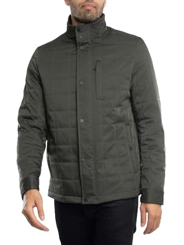 Image of Ted Baker Men's Humber Quilted Jacket, Green, S