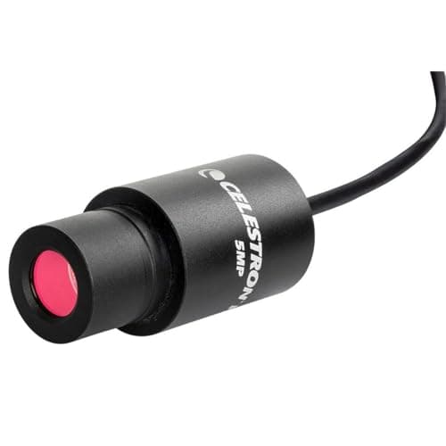 Image of Celestron 44422 Digital USB HD Microscope Imager, 5MP CMOS Sensor, Mac & Windows Compatible, Black