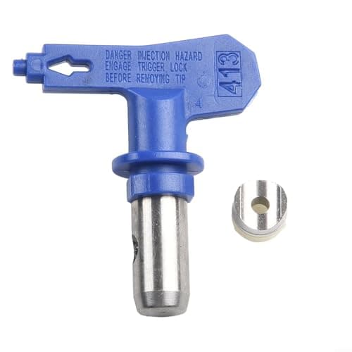 Image of Airless Spray Tip Nozzle for Wagner Paint Sprayer, High Pressure Steel Spray Tips for Latex Oil Paint, Residential Commercial Interior Exterior Coating (Multiple Sizes Optional)(#413)