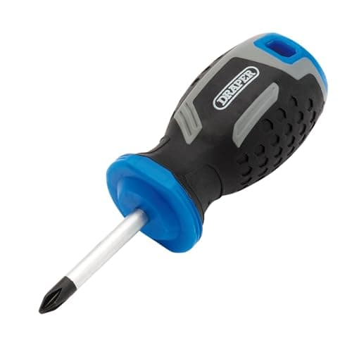Image of Draper Phillips Soft Grip Screwdriver, PH1 x 38mm - 13356 - Magnetic Tip, CRV Blade