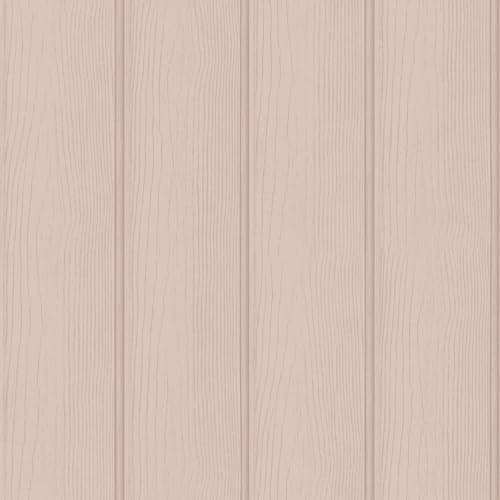 Image of Tongue & Groove Wood Panel Effect Wallpaper Stylish and Simple Design for Bedroom Living Room Nursery Playroom Lounge in Pink Holden 13994