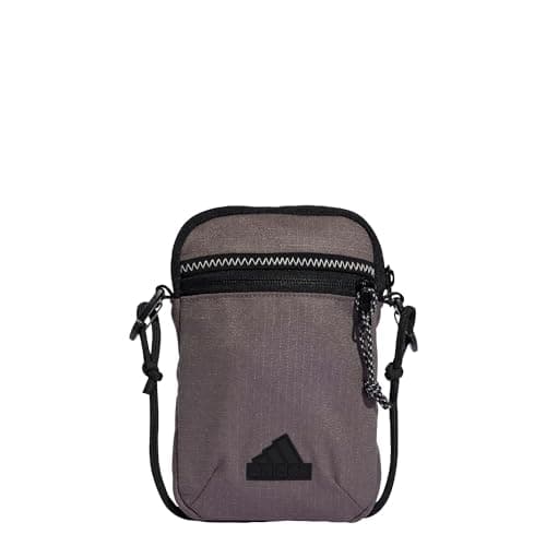 Image of adidas Unisex Xplorer Small Bag, Charcoal/Black/White, One size