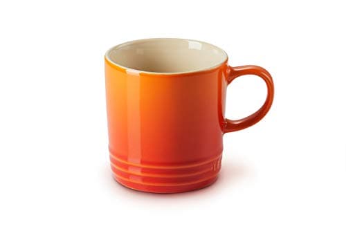 Image of LE CREUSET Stoneware Mug, 350 ml, Volcanic Orange, 91007235090000