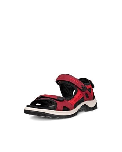 Image of Ecco Offroad Women's Open Toe Sandals , Brick Chili Red, 5/5.5 UK