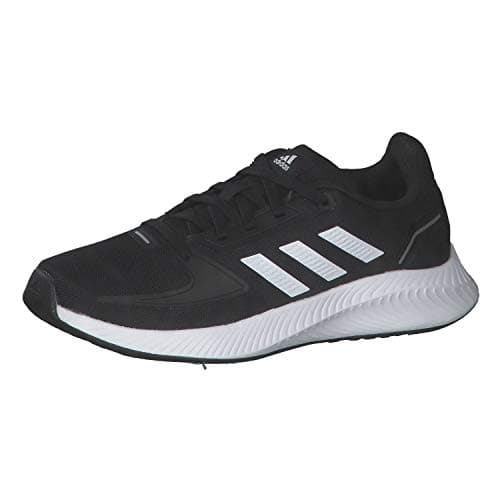 Image of adidas Unisex Kid's Runfalcon 2.0 K Running Shoes, Black White, 10 UK Child