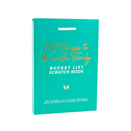 Image of Gift Republic Scratch Off Book|Family Edition|100 Things To Do,Green,Medium