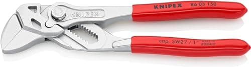Image of KNIPEX Pliers Wrench Pliers and a Wrench in a Single Tool Chrome-Plated with Plastic Coating 150 mm, 86 03 150