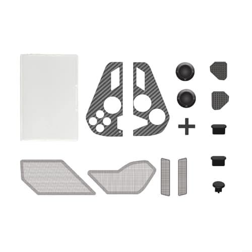 Image of Dust Filter for ROG For Xbox Ally-X Mesh Setup Constructed from PVC and Silicone with Anti-Scratch Stickers and Thumb Grip Case for Device Care