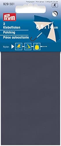 Image of Prym Self-Adhesive Nylon Patching, Synthetic Material, Navy Blue, 6,5 x 14 cm