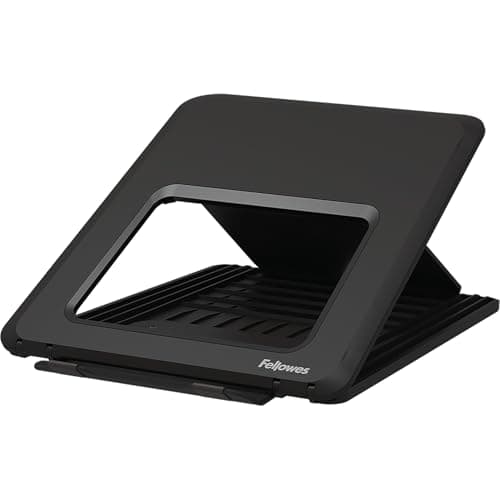 Image of Fellowes Breyta Laptop Stand for The Home and Office, 12 Height Adjustments, 14" Monitor Size- Black