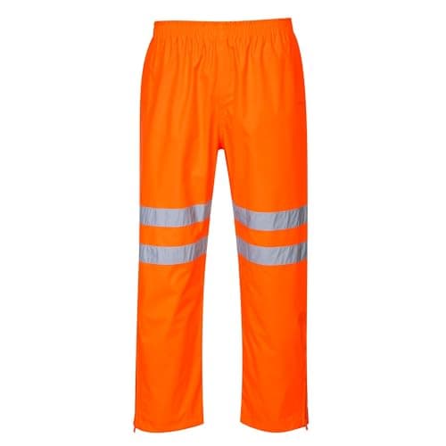 Image of Portwest Hi-Vis Traffic Trouser, RIS, Size: M, Colour: Orange, RT31ORRM