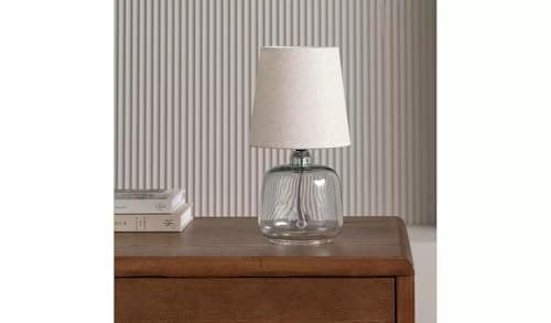 Image of AIDNI Glass Table Lamp, Cabras (Natural)