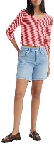 Image of Levi's Women's 501 Mid Thigh Shorts ACTIV COLL SKYSTRETCH Woven Cargo Pant, Ojai Luxor Last Shor, 24