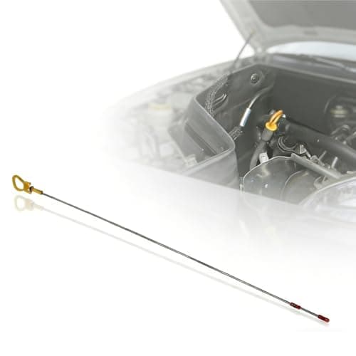 Image of Pizgear 6510102372 Engine Oil Dipstick for Mercedes Benz C W204 S204 C204 2.1L 2007-2014, Yellow Transmission Gearbox Dipstick 1 Pcs