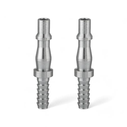 Image of x2 Genuine PCL Air Line Airflow Hose Tailpiece 1/4" BSP Fitting Connector