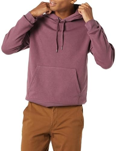 Image of Amazon Essentials Men's Pullover Sweatshirt Hoodie (Available in Big & Tall), Grape, XXL