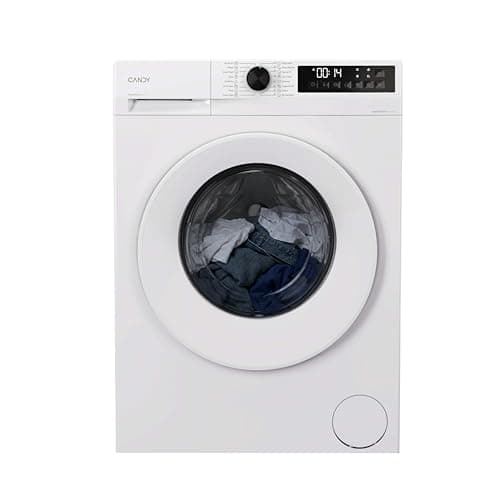 Image of CANDY Quick Pro Washing Machine, 8kg Wash 1400 RPM, A-20 Energy Class, 16 Programmes, Mix-Power System, BuiltTo Last, White-White, 50x60x85 cm - GD 48S6-80