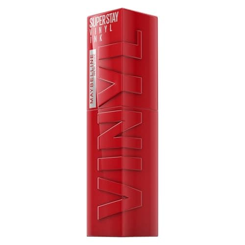 Image of Maybelline New York Super Stay Vinyl Ink Liquid Lip Colour, 16HR Long-Lasting, Ultra-Pigmented, Smudge & Transfer-Proof, High Shine Finish, Vegan Formula for Comfortable Wear, Shade: 50 Wicked