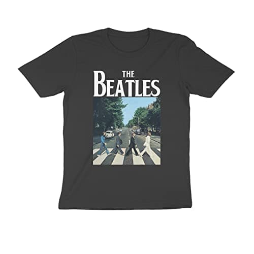 Image of The Beatles Childrens/Kids Abbey Road & Logo T-Shirt (3-4 Years) (Black)