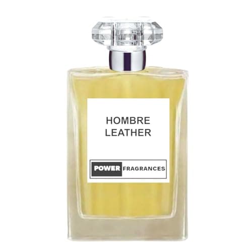 Image of Power Fragrances 50ml Hombre Leather Inspired by Ombre L Extrait de Parfum – Unisex Luxury Scent with Leather, Long-Lasting, Bold & Smoky Fragrance | Vegan & Cruelty-Free | Made in UK