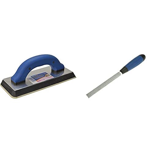 Image of Vitrex 10 2901 Soft Grip Grout Float & 10 2120 Soft Grip Tile File