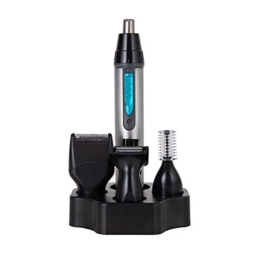 Image of Carmen C81086 Titan 4-in-1 Cordless Nose, Ear and Hair Trimmer with USB Cable, Titanium