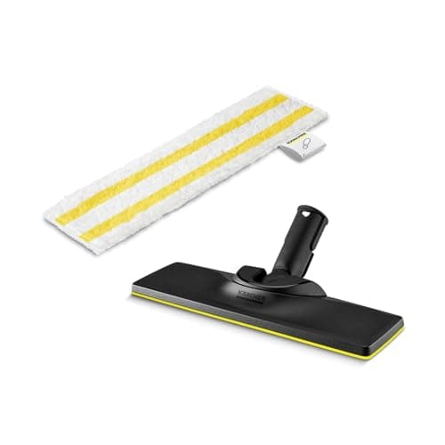 Image of Kärcher Floor nozzle set EasyFix, 1 EasyFix Floor nozzle with innovative lamella technology, 1 universal floor cloth made of high-quality microfibre, original accessory for Kärcher steam cleaners
