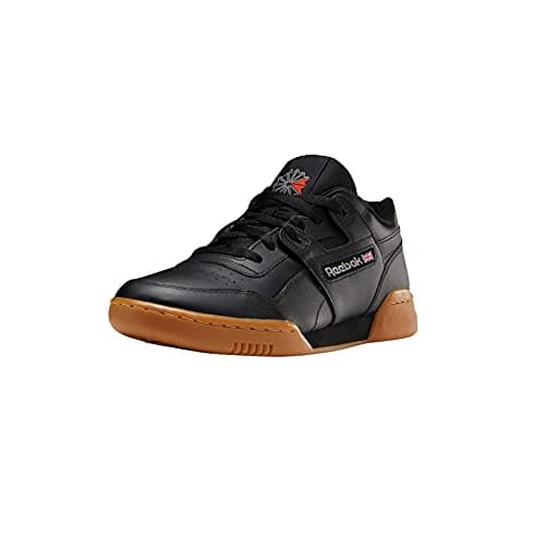 Image of Reebok Men's Workout Plus Cross Trainer, Black Carbon Classic Red, 3 UK