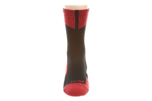Image of NIKE Air Jordan Dri-Fit Crew Basketball Socks Red/Black M