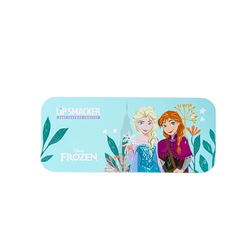 Image of Lip Smacker Frozen Lip & Face Color Tin, Frozen Makeup Set for Kids with Glossy and Colorful LipGloss and EyeShadows, Included Beauty Accessories