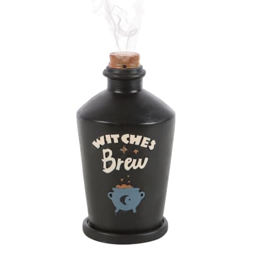 Image of Witches Brew Potion Bottle Incense Cone Burner - Creates an Enchanting Ambiance