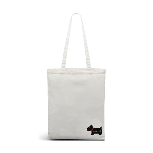 Image of RADLEY London DNA Womens Fabric Medium Open Top Shoulder Tote Bag Chalk