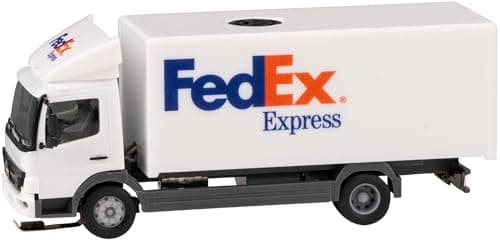 Image of FALLER 161315 Car System Digital Truck MB Atego FedEx (HERPA) - Track: H0 - Vehicles for Model Railways - Scale: 1:87