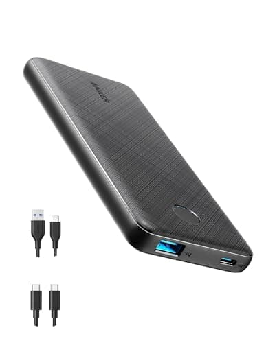 Image of Anker Power Bank, USB-C Portable Charger 10000mAh with 20W Power Delivery, 523 Power Bank (PowerCore Slim 10K PD) for iPhone 13 Series/iPhone 12 Series, S10, Pixel 4, and More