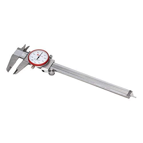 Image of Hornady Dial Caliper, 050075-6 Inch Stainless Steel Shock-Resistant Dial Caliper Measuring Tool with Storage Case - Measure Reloading Supplies Inside, Outside, Depth, & Step to .001 Inch Accuracy