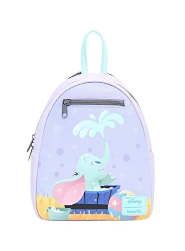 Image of Loungefly Dumbo Bath Time Mini Backpack, Purple, Modern