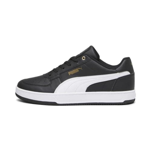 Image of PUMA Men's Caven 2.0 Sneaker, Puma Black-puma White-gold, 9 UK