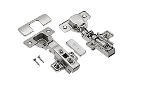 Image of GTV 10 x Soft Close 35 mm Kitchen Hinge Cabinet Door Plate + Screws by