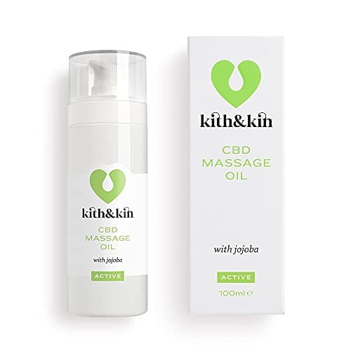 Image of CBD Massage Oil with Jojoba (100ml) | Soothing Massage Oil for Sore Muscles and Joints | 100% Organic with All-Natural Ingredients