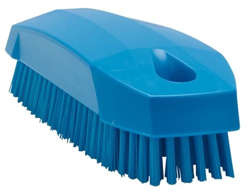 Image of Vikan Hand Brush, Polypropylene, Blue, 6440