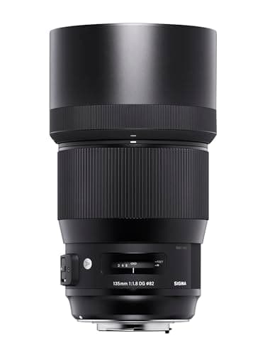 Image of Sigma 240955 135 mm F1.8 DG ART Nikon Fitting HSM Lens - Black