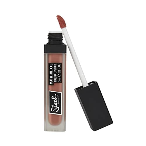Image of Sleek MakeUP Matte Me XXL Liquid Lipstick, High Impact Colour, Longlasting and Transfer Proof, Peaches n Cream, 5ml