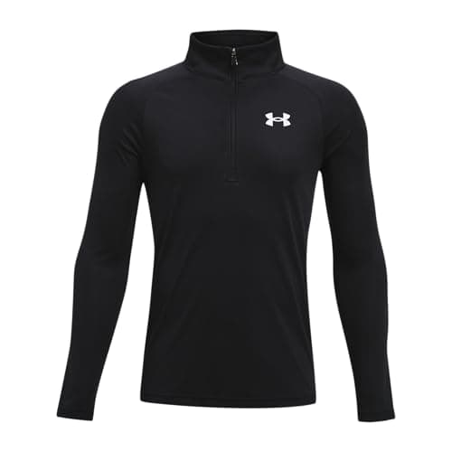 Image of Under Armour Boys' UA Tech 2.0 1/2 Zip, Lightweight Long Sleeve Running Top with Half Zip, Sweat-Wicking and Quick-Drying Gym Top